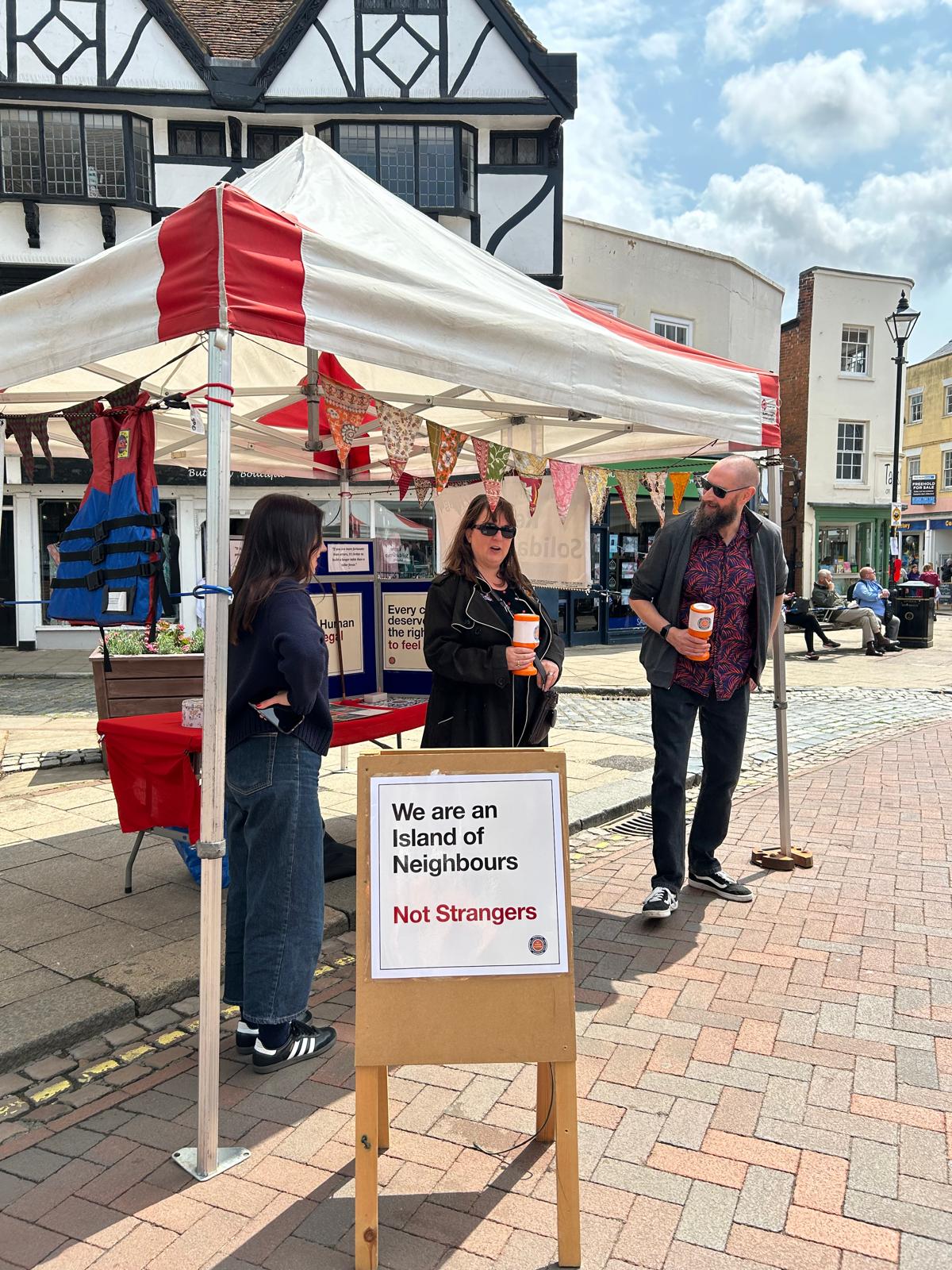 FVRSG Market Stall Supports Care4Calais in June 2025