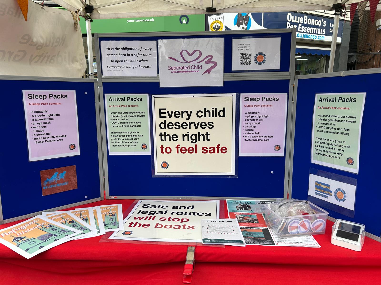 FVRSG Market Stall March 2026: Separated Child